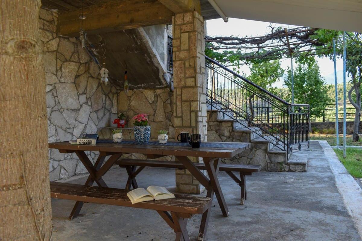 Coastal Stone Residence With Spectacular Scenery Kitriai Exterior photo